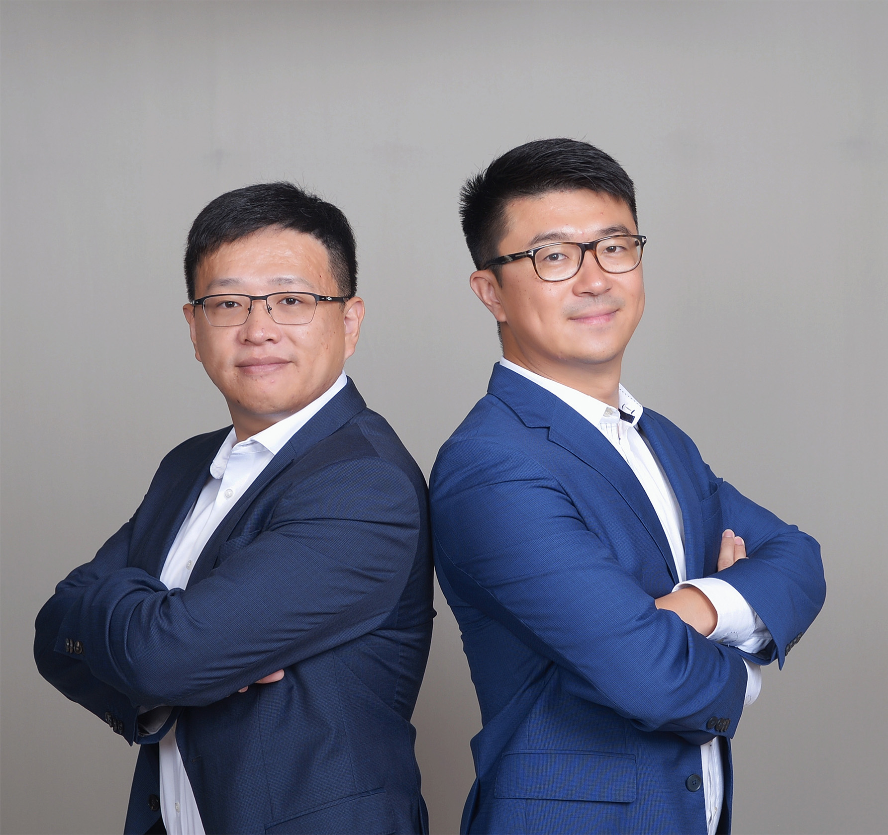 David Wang, right, founder and CEO at PropNexUSA, is pictured here with Johnny.